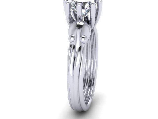 Octopus and Squid rings in Sterling Silver or 14K, Sea Creature Jewelry