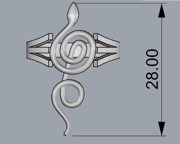 Eyelash Viper Snake Ring, necklace : Solid 14k Gold or Sterling Silver