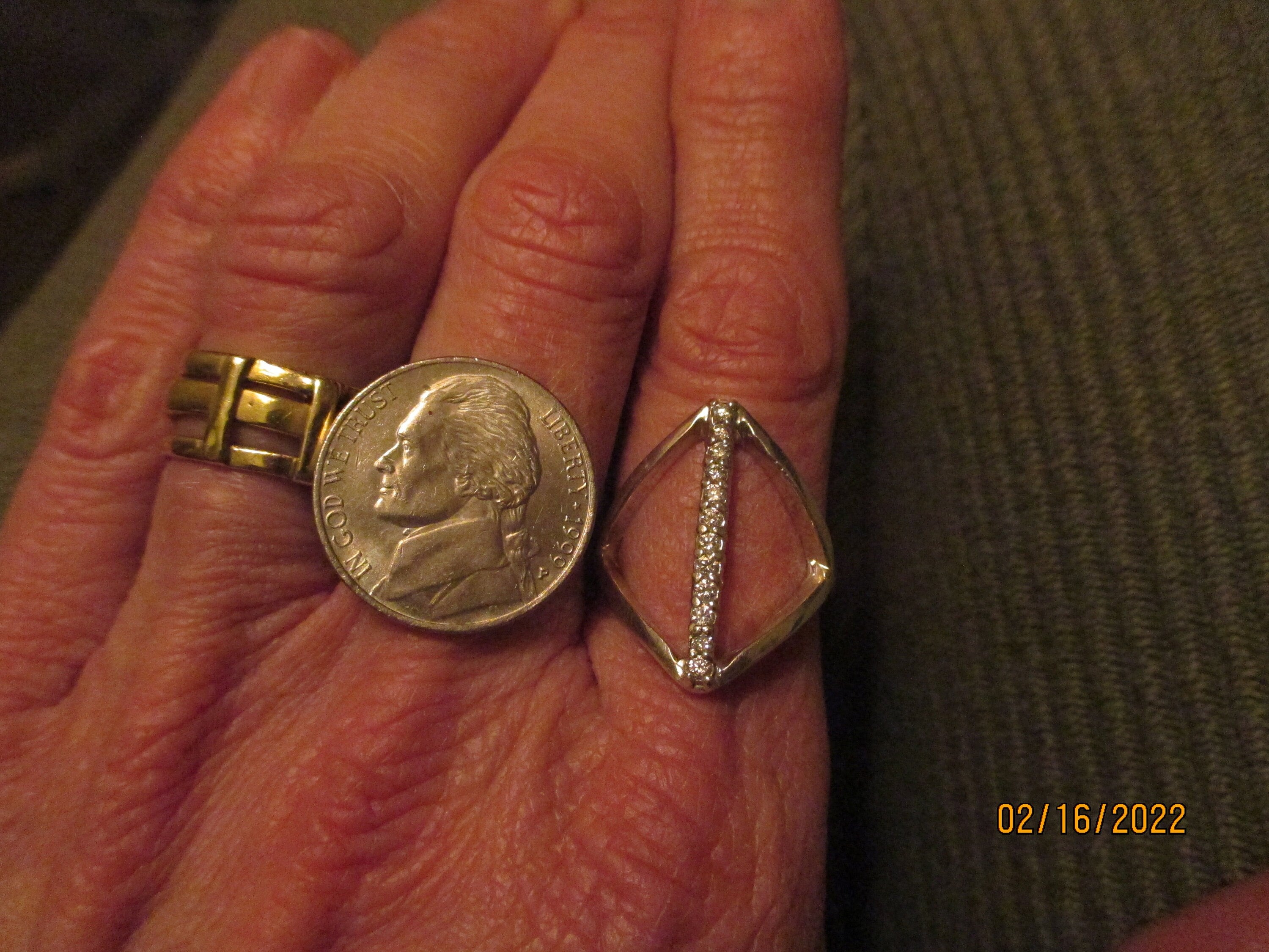 Handmade Sterling Silver Diamond Fashion Ring