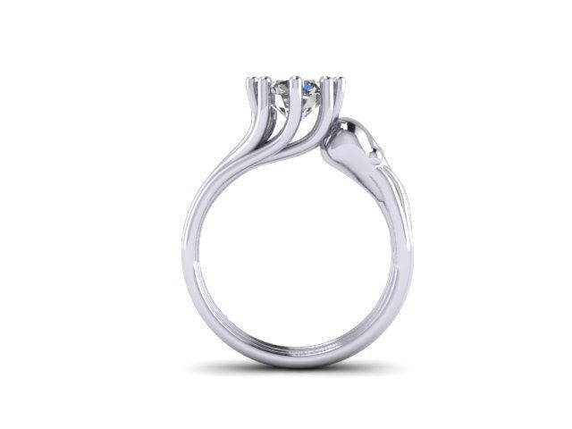 Octopus and Squid rings in Sterling Silver or 14K, Sea Creature Jewelry