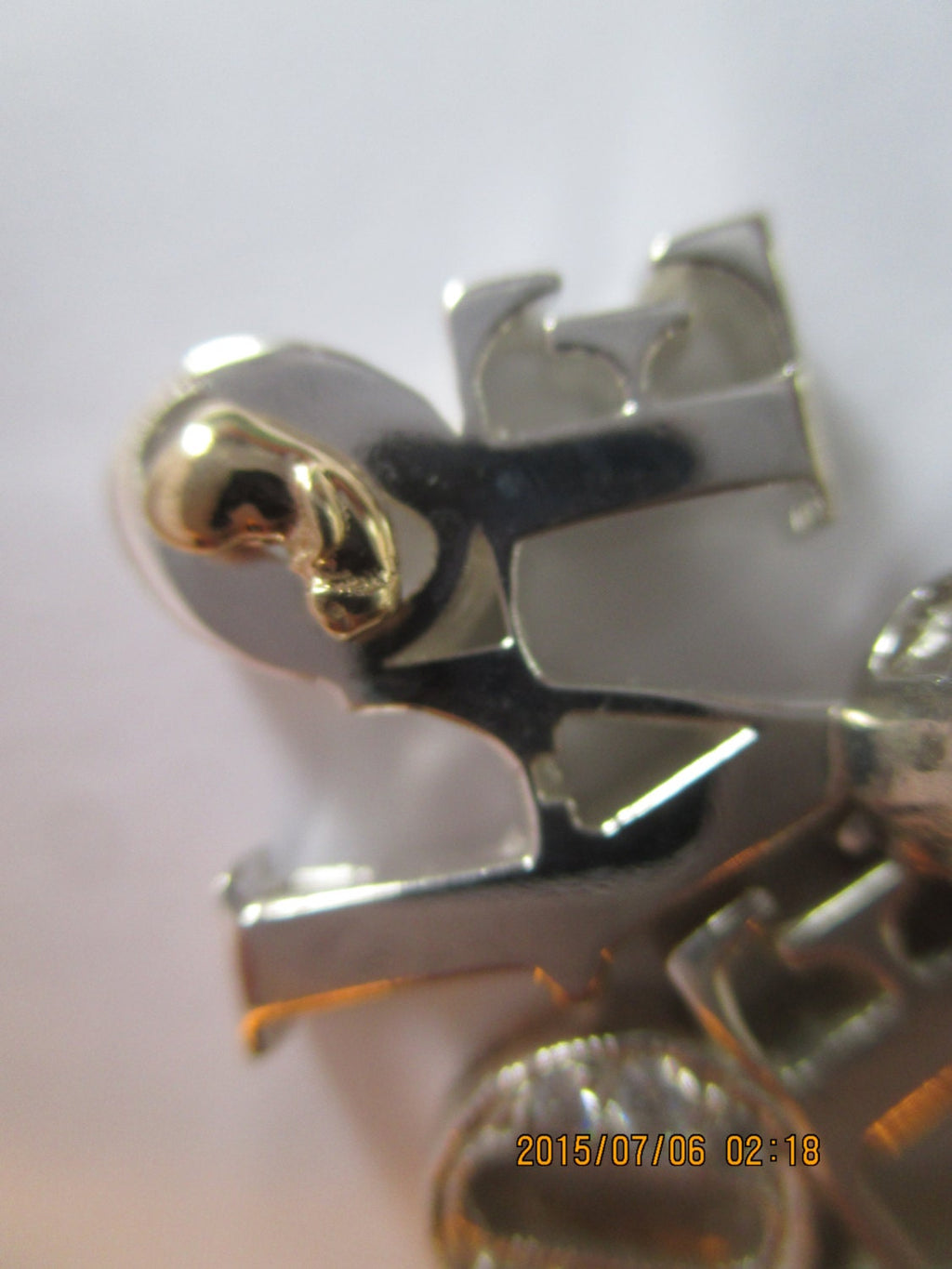 Sterling Silver LOVE Sculpture Necklace: Pregnancy Gift for Mom