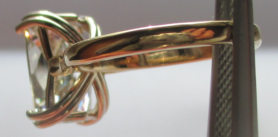 Lab Grown custom made solitaire 1.50-5.10, all shapes, many settings. Natural Diamonds also available