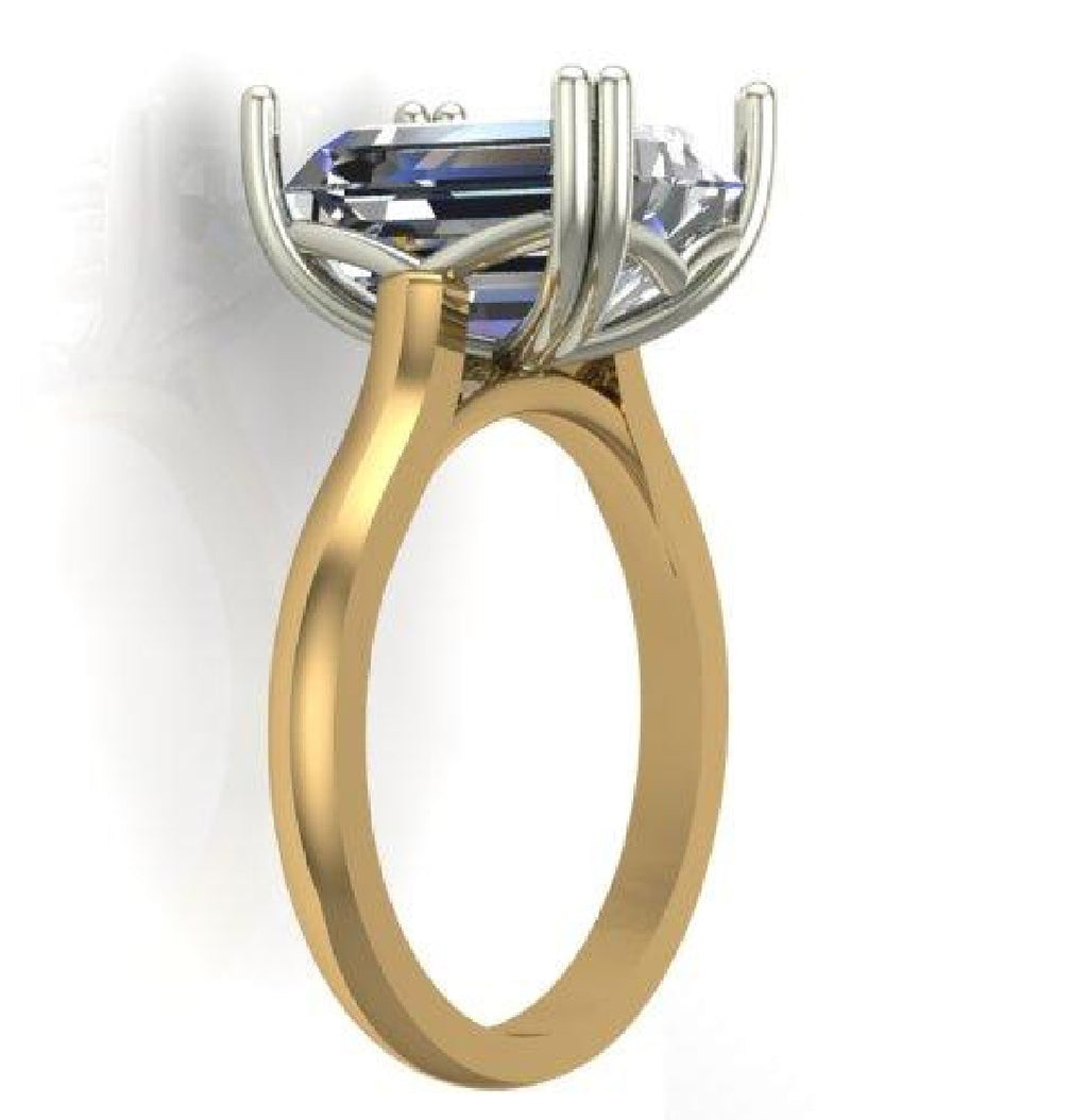 Lab Grown custom made solitaire 1.50-5.10, all shapes, many settings. Natural Diamonds also available