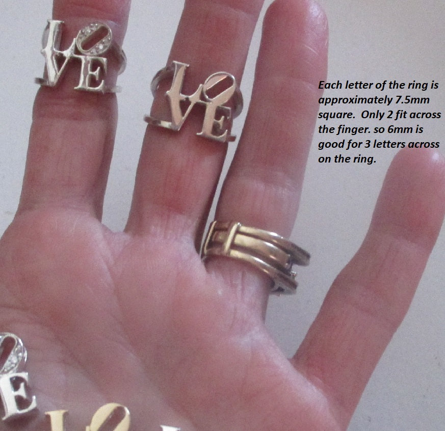 Love ring In sterling silver