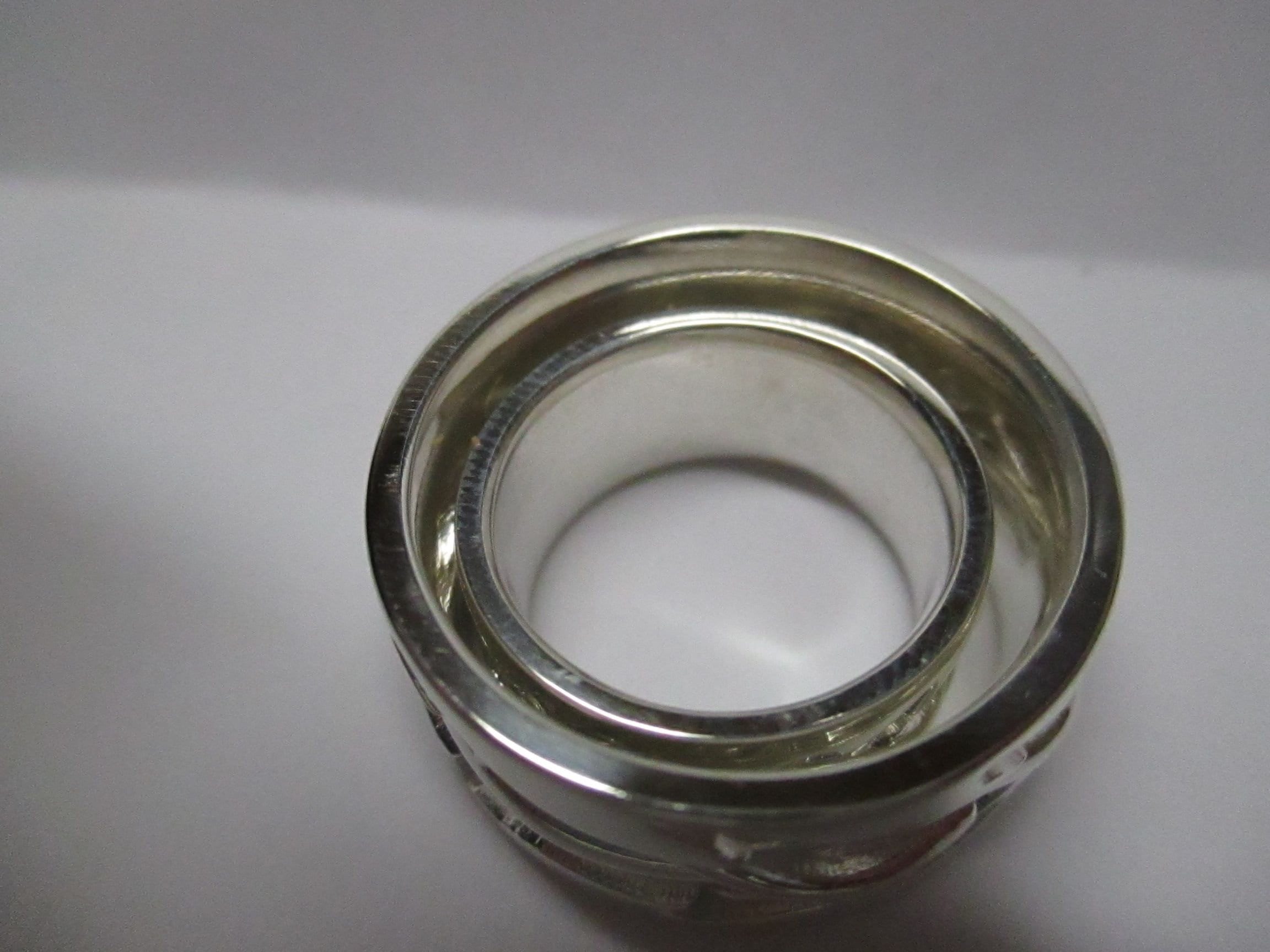 Crown of Thorns Sterling Silver Wedding Band – Wide Band Ring