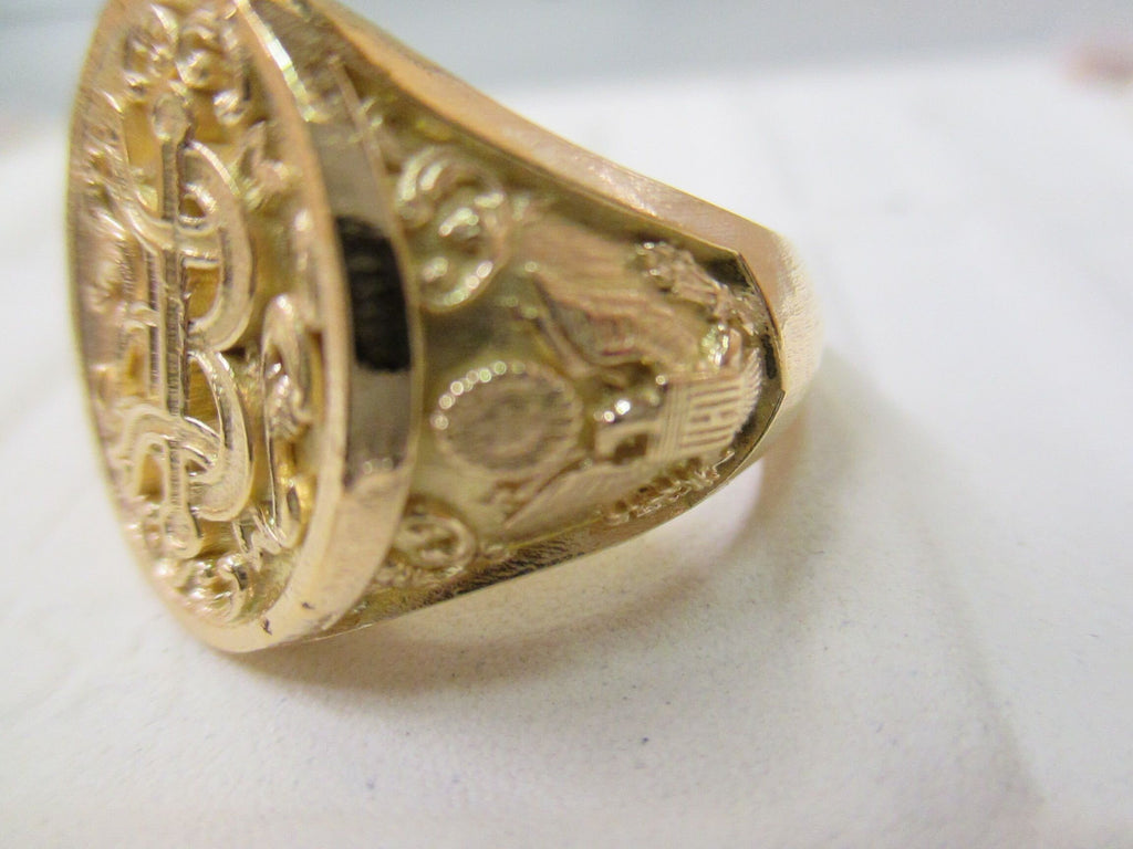 Family Crest custom Signet Ring, Solid Gold or Sterling Silver