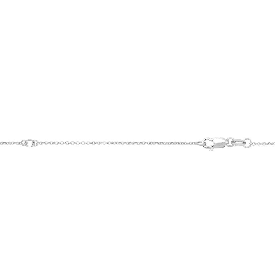 Diamond LOVE Pendant Necklace: Petite 10 mm version in 14K Gold or Sterling Silver