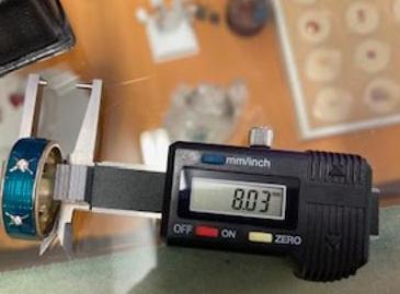 Men's Gamer Ring: Enamel & Diamond Accent, Promise Ring