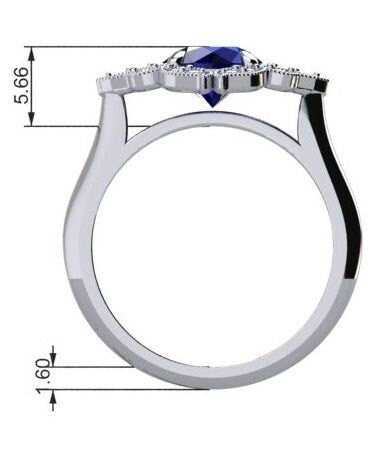 Sapphire and Birthstone Jewelry: Rings, Pendants & Earrings in Gold or Silver custom made and classic
