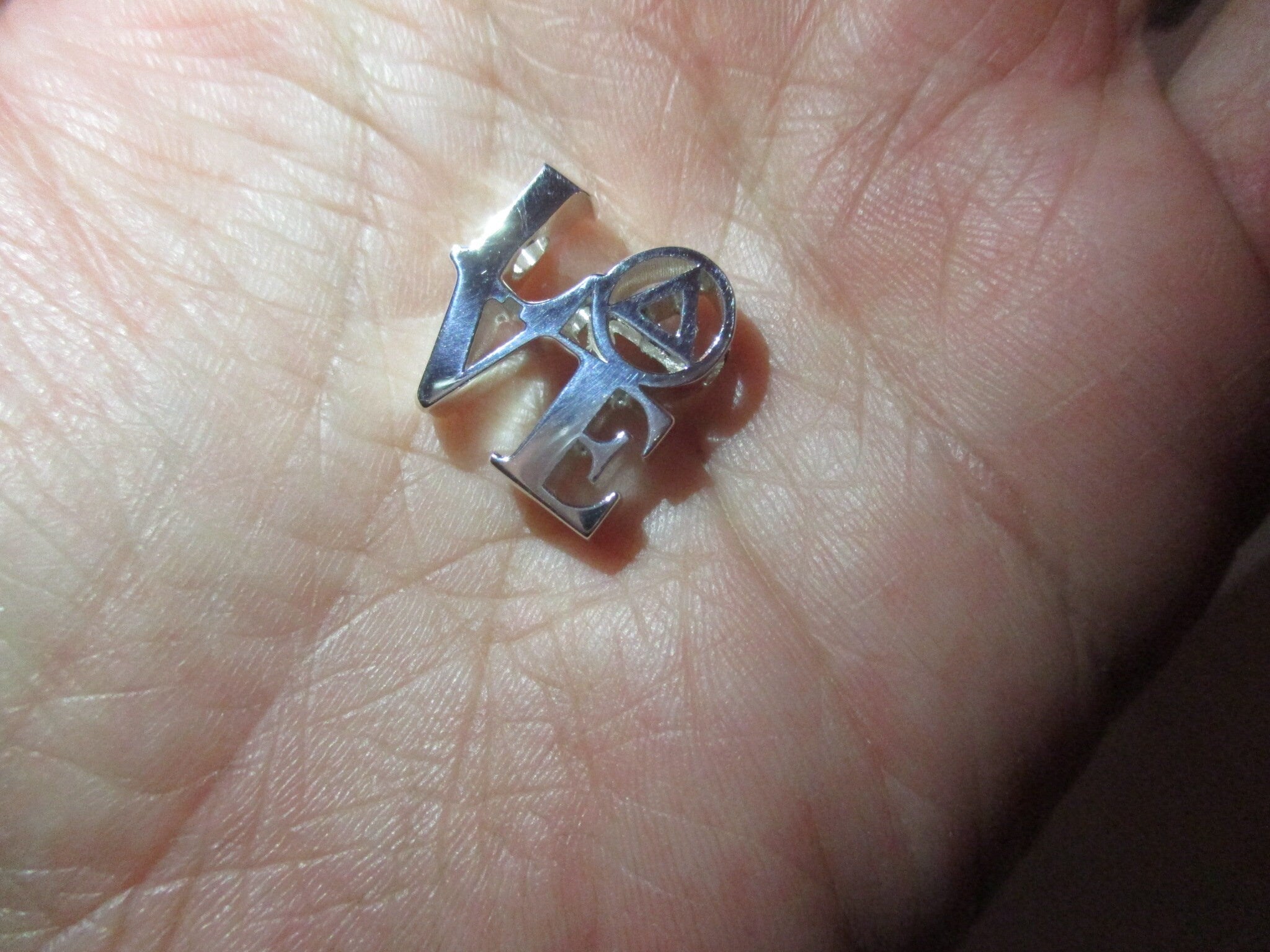 Sober Anniversary Gift AA NA Love Ring in sterling silver