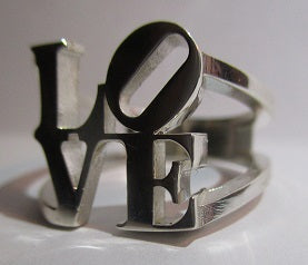 Love ring In sterling silver