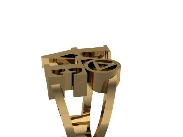 Love ring In sterling silver