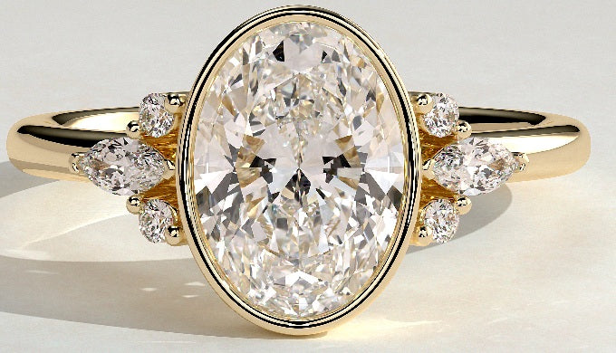 Custommade Oval Engagement ring