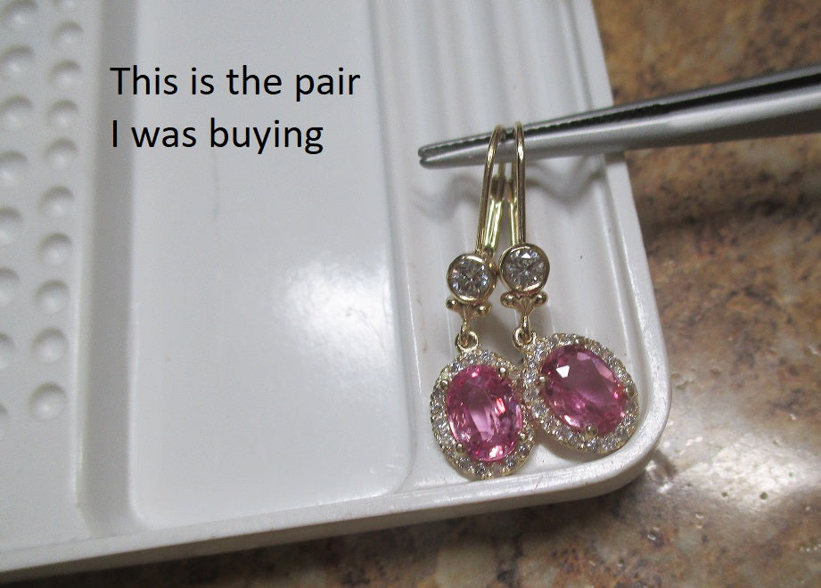 Sapphire Oval in 14K white gold. Natural Pink 7x5mm 1.00 carat